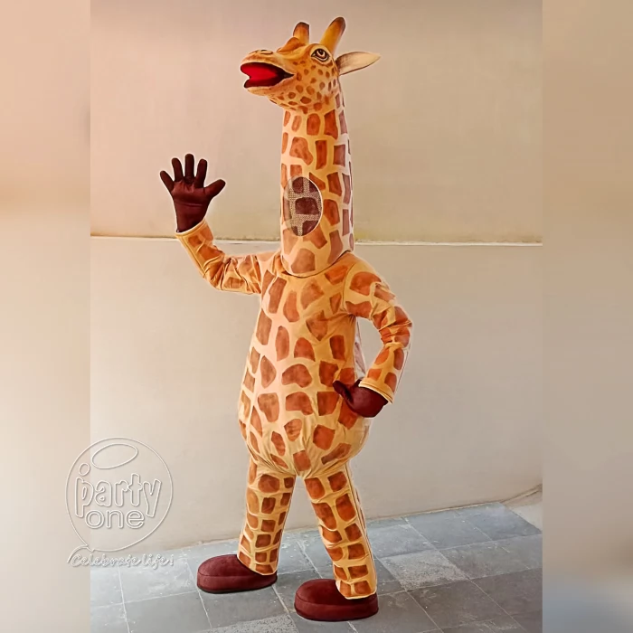 birthday Giraffe Cartoon Character