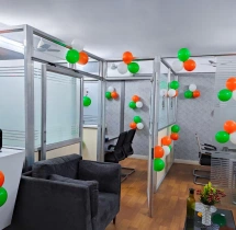 festival decorations Republic Day Harmony Office Decoration