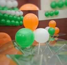 festival decorations Republic Day Flag and Balloon Decoration