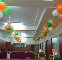 festival decorations Republic Day Flag and Balloon Decoration