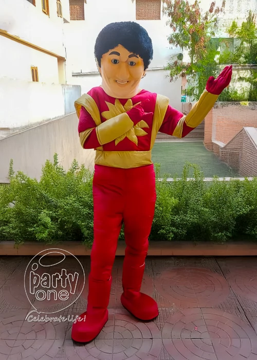 birthday Shaktimaan Character Mascot