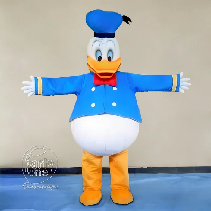 birthday Donald Duck Cartoon Mascot