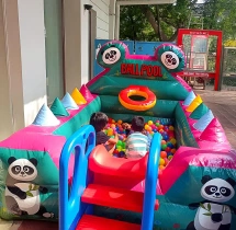 birthday Panda Theme Ball Pool Slide