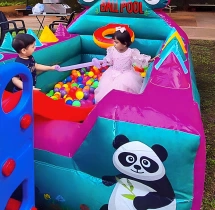 birthday Panda Theme Ball Pool Slide