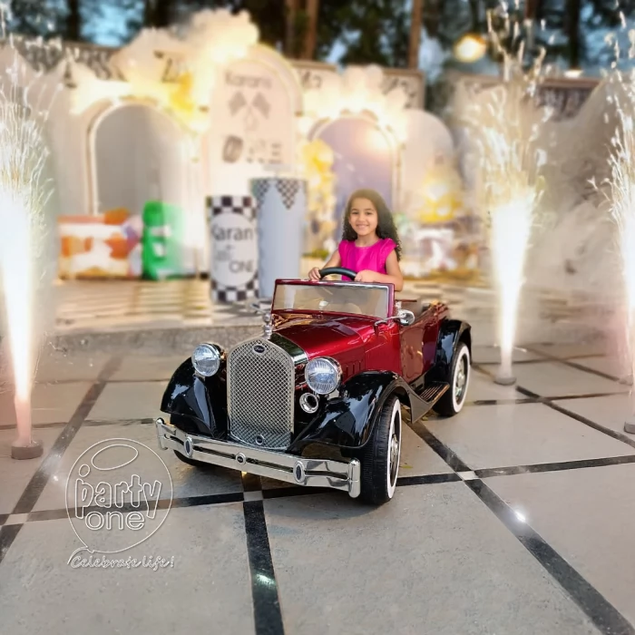 birthday Vintage Car Entry for Kids Birthday Party