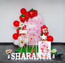 birthday Strawberry Shortcake Theme Birthday Decor