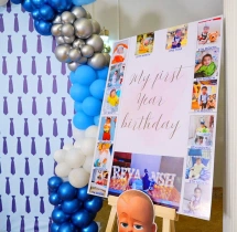 birthday Onederful Boss Baby  Theme Decoration