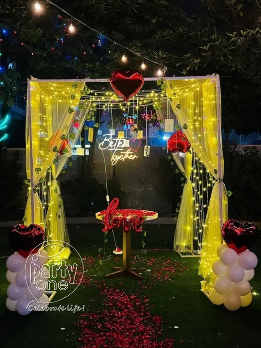 decorations Better Together Valentines Cabana Decoration