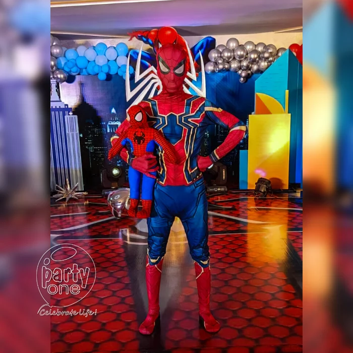 birthday Live Spiderman Mascot for Party