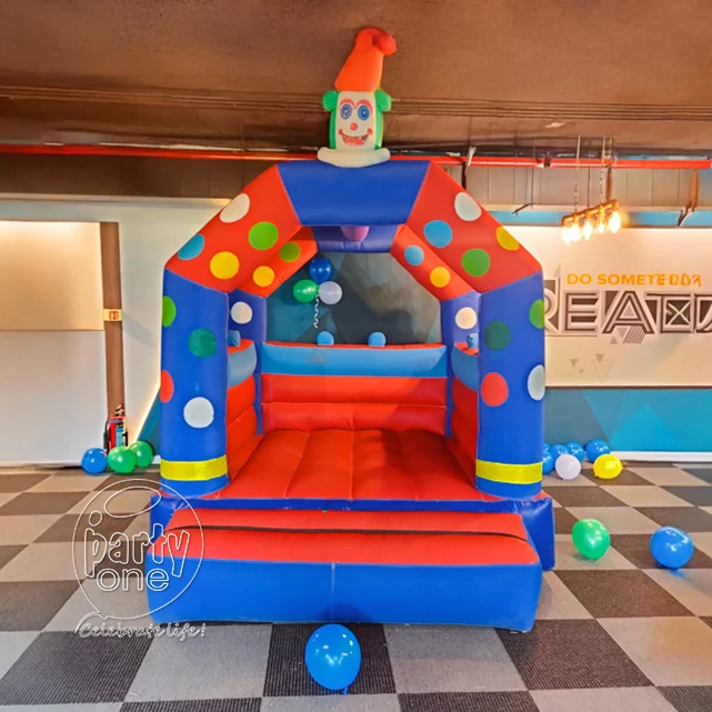 birthday Clown Bouncy Castle for Kids