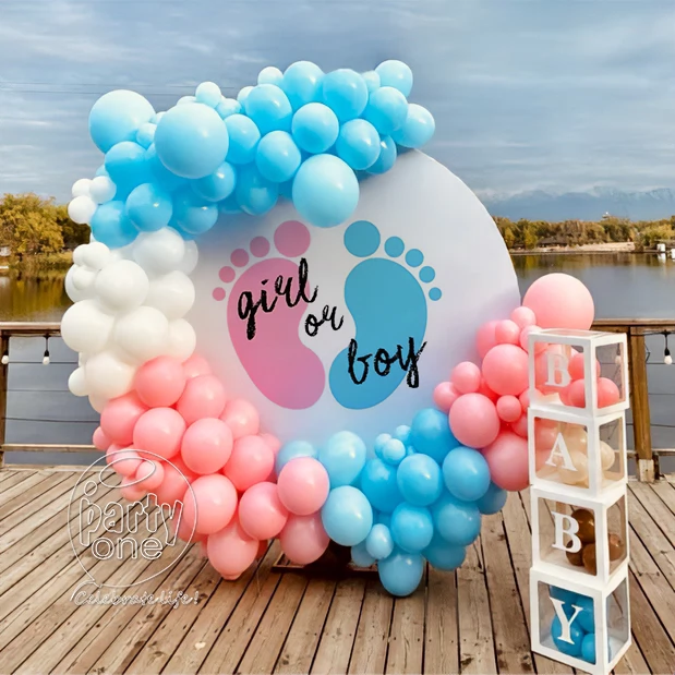 decorations Foot Print Baby Shower Balloon Decoration