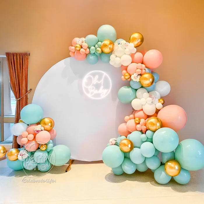 decorations Pastel Theme Baby Shower Ring Decoration