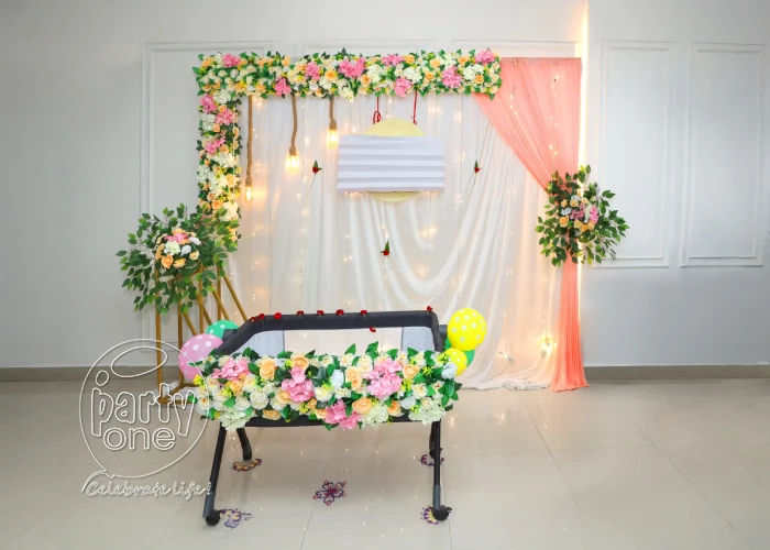 decorations Dreamy Cradle Naming Ceremony Decoration