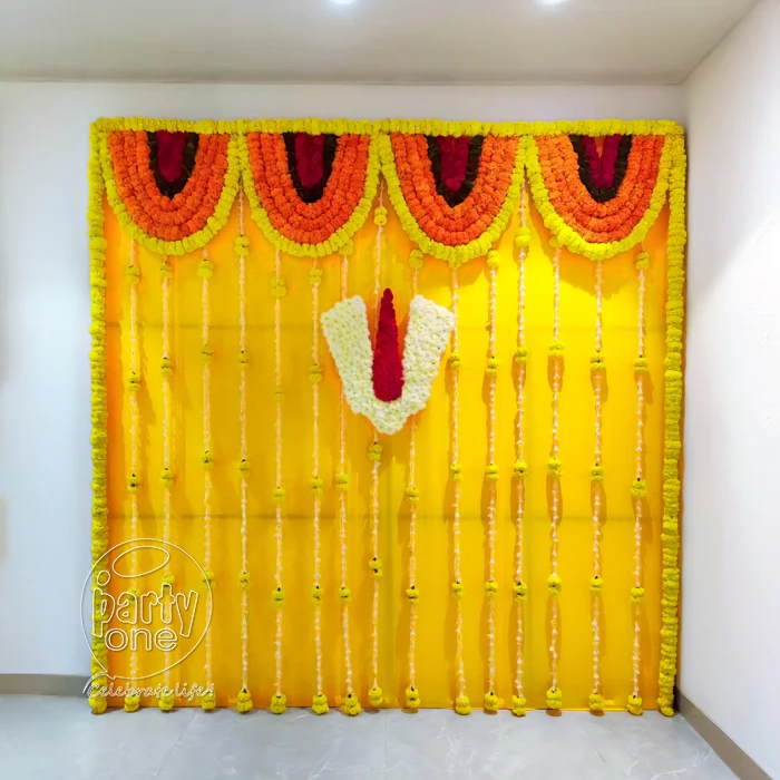 decorations Pooja Backdrop Cradle Ceremony Decoration