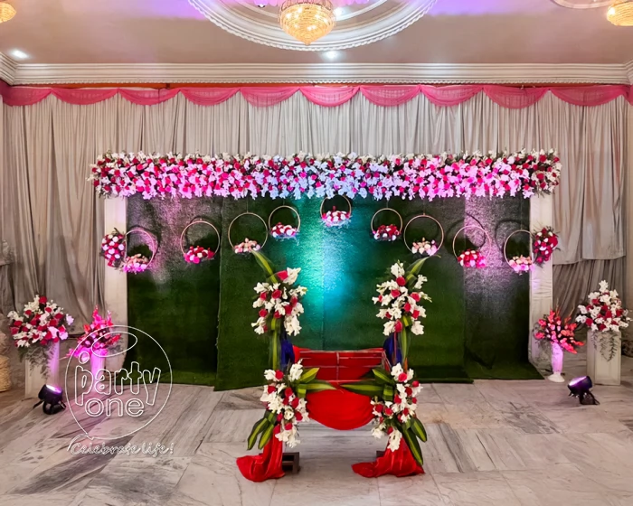 decorations Premium Cradle Ceremony Fresh Flower Decor