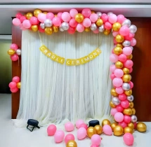 decorations Classy Cradle Ceremony Balloon Decoration