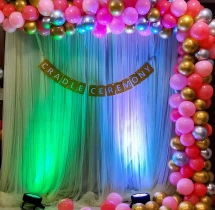 decorations Classy Cradle Ceremony Balloon Decoration