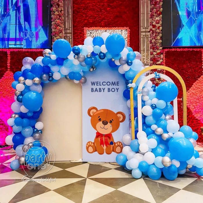 decorations Blue Theme Baby Boy Welcome Decoration