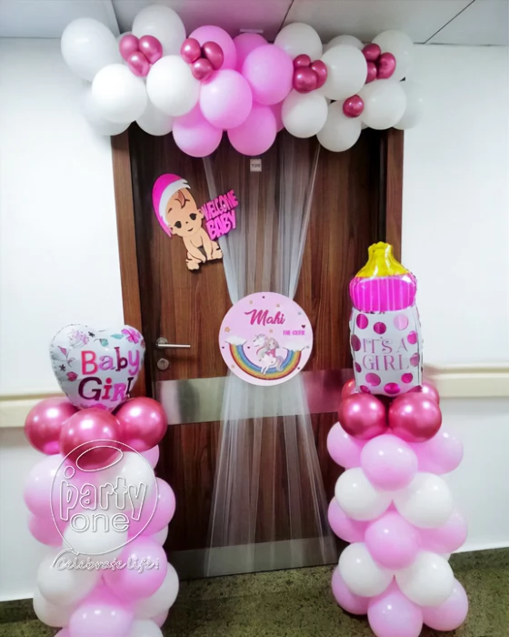 decorations Newborn Baby Girl Balloon room Decor