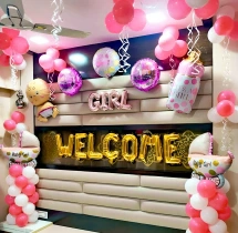 decorations Newborn Baby Girl Balloon room Decor