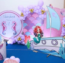 birthday Premium Mermaid Theme Decoration