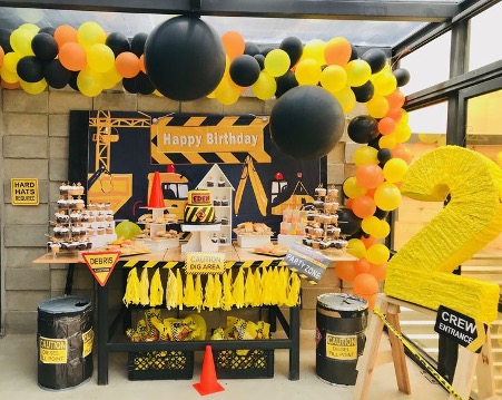 Construction theme Birthday party 