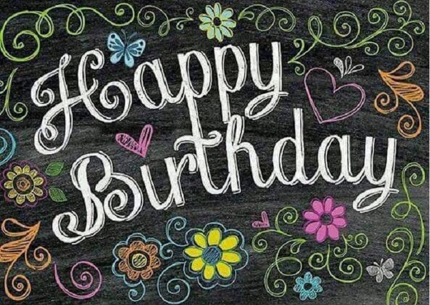 Blackboard Art - Birthday Decor