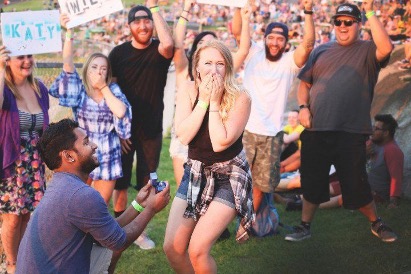 proposal at a Concert