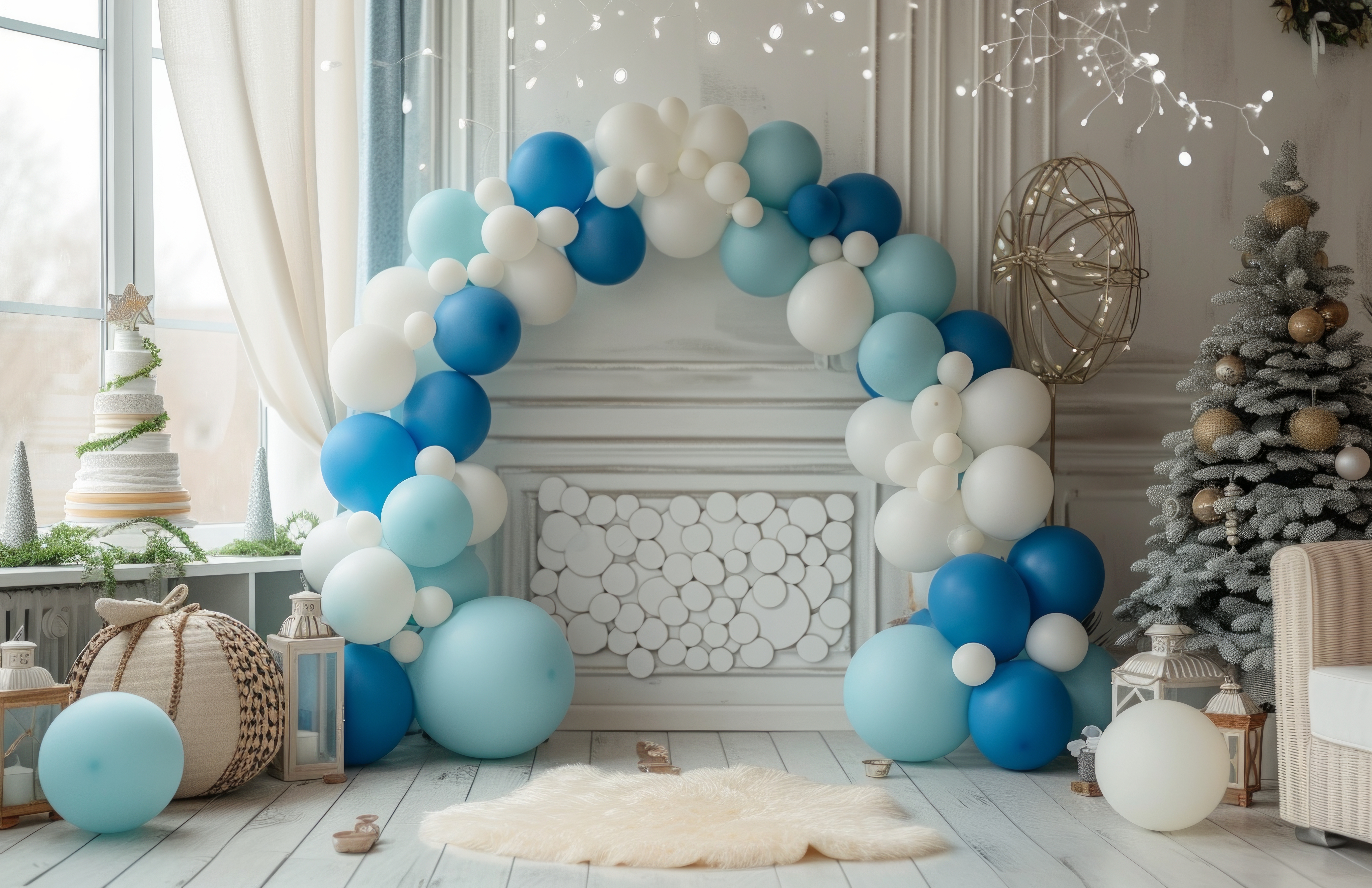 Balloon Garland for Backdrop