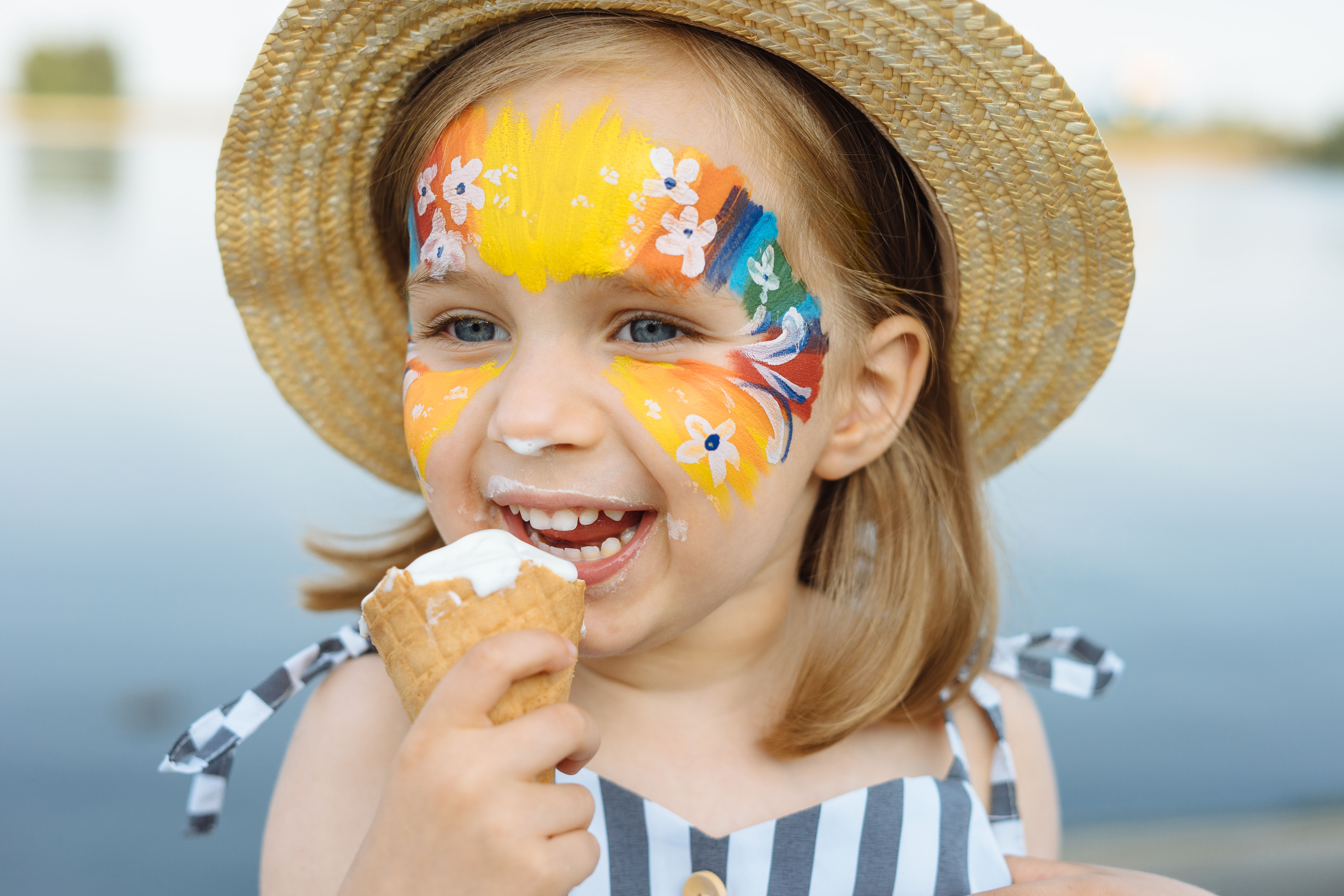 Face Paintings with All Natural Colours